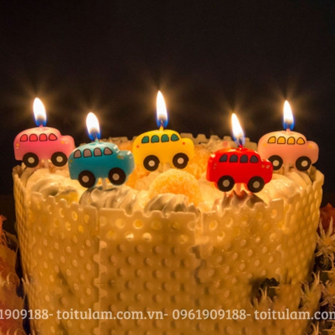 Nến họa tiết XE BUÝT