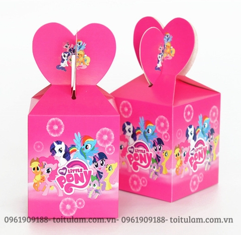 Combo 6 hộp đựng quà chủ đề NGỰA PONY