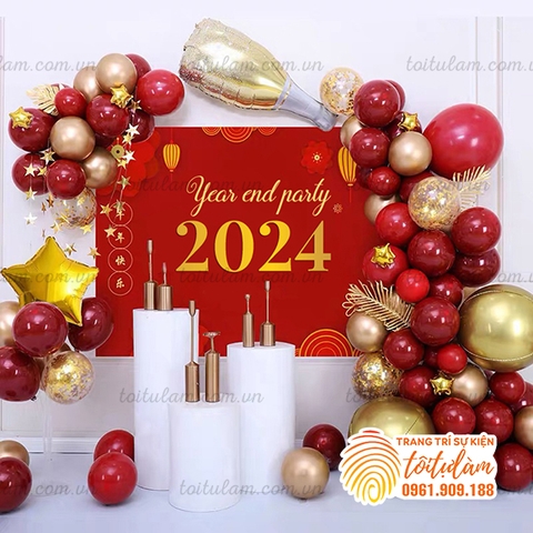 Set bóng trang trí năm mới - trang trí tiệc tất niên NM-P004