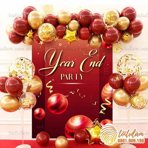 Set bóng trang trí năm mới - trang trí tiệc tất niên NM-P007