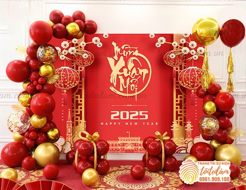 Set bóng trang trí năm mới - trang trí tiệc tất niên  NM-P012