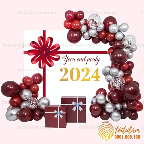 Set bóng trang trí năm mới - trang trí tiệc tất niên  NM-P014
