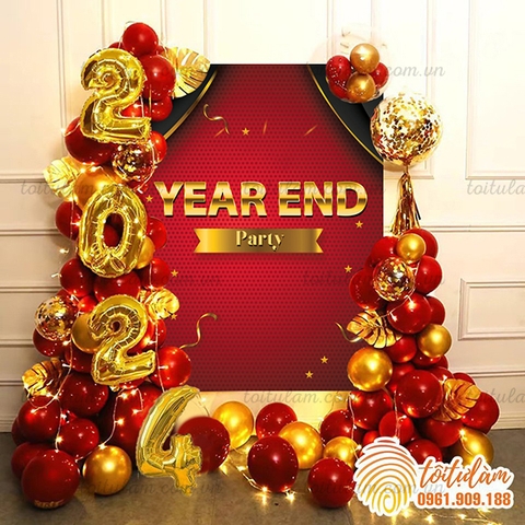 Set bóng trang trí năm mới - trang trí tiệc tất niên NM-P018