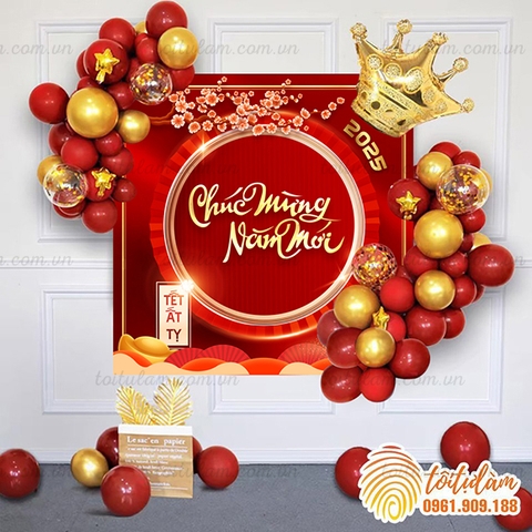 Set bóng trang trí năm mới - trang trí tiệc tất niên NM-P021