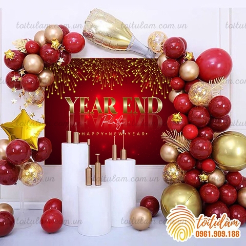 Set bóng trang trí năm mới - trang trí tiệc tất niên NM-P022