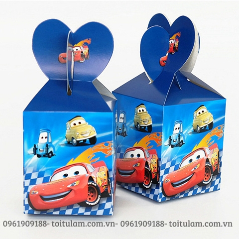 Combo 6 hộp đựng quà chủ đề OTO MC