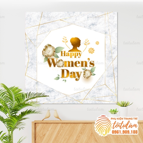 Phông treo 20/10 - phông trang trí treo tường - Thiết kế theo yêu cầu M1