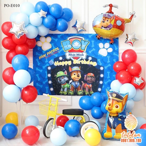 SET PHÔNG SINH NHẬT CHÓ CỨU HỘ PO-E010