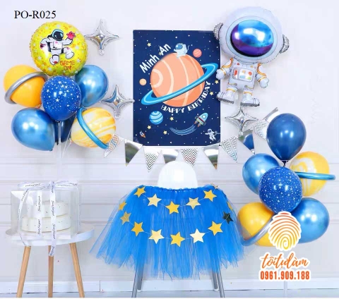 SET BÓNG SINH NHẬT - CHỦ ĐỀ PHI HÀNH GIA PO-R025