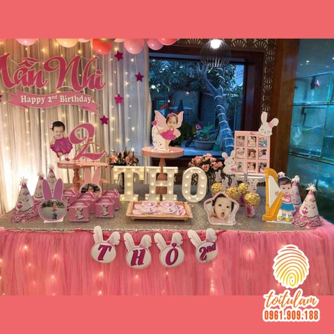 set bàn tiệc SB044