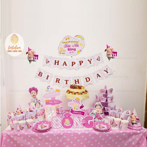 set bàn tiệc SB047