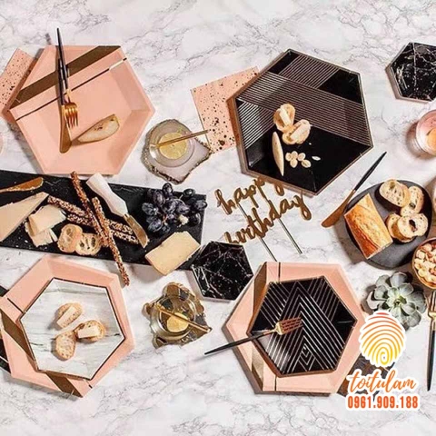 set bàn tiệc SB042