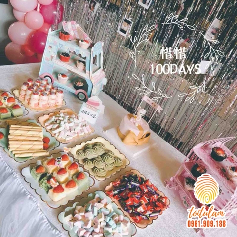 set bàn tiệc SB041