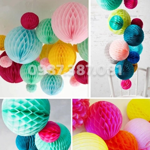 Quả cầu tổ ong giấy