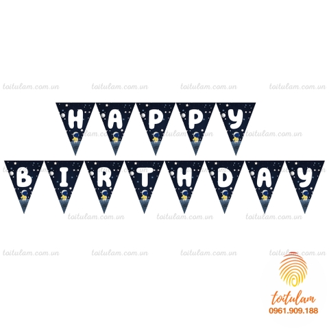 Dây chữ HPBD phi hành gia