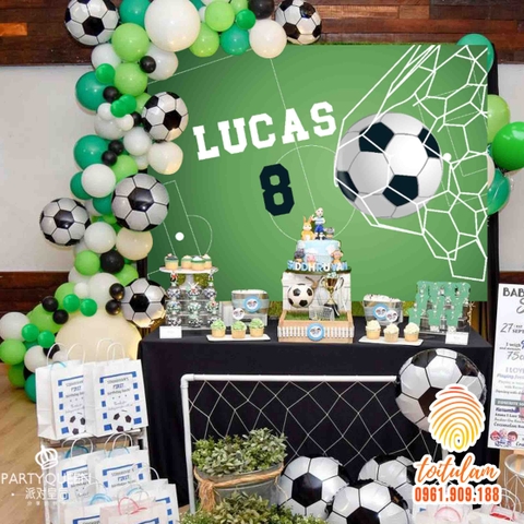 SET BÓNG TRANG TRÍ SINH NHẬT BÉ TRAI CHỦ ĐỀ BÓNG ĐÁ PO.B047