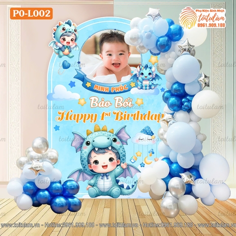 SET BÓNG SINH NHẬT CHO BÉ TUỔI RỒNG PO-L002