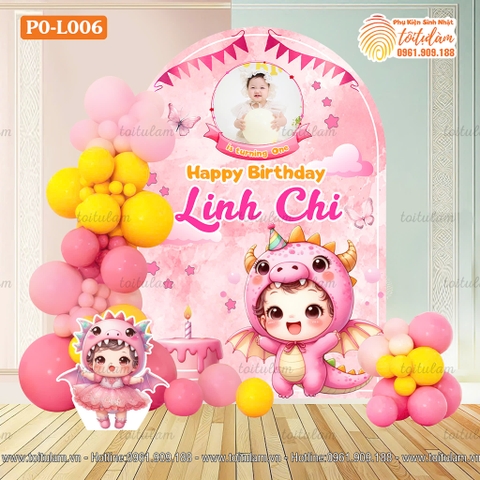 SET BÓNG SINH NHẬT CHO BÉ TUỔI RỒNG PO-L006
