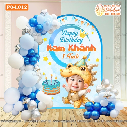SET BÓNG SINH NHẬT CHO BÉ TUỔI RỒNG PO-L012