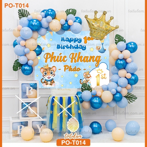 SET PHÔNG SINH NHẬT CHO BÉ TUỔI HỔ PO-T014