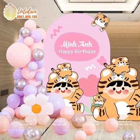 BÓNG BAY TRANG TRÍ SINH NHẬT CHO BÉ TUỔI HỔ PO - T032