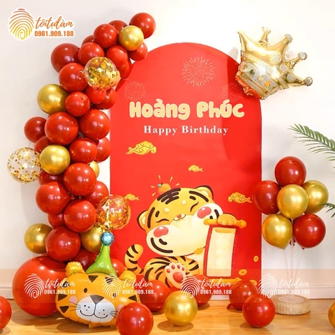 BÓNG BAY TRANG TRÍ SINH NHẬT CHO BÉ TUỔI HỔ PO - T035