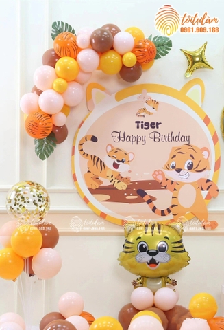 BÓNG BAY TRANG TRÍ SINH NHẬT CHO BÉ TUỔI HỔ PO -T041