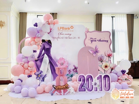 TRANG TRÍ TRỌN GÓI NGÀY QUỐC TẾ PHỤ NỮ 8/3 VÀ 20/10 - QTPN-021