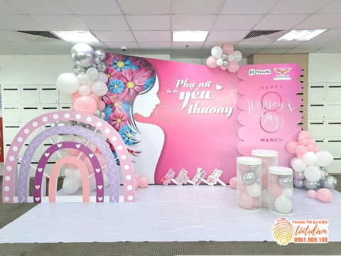 TRANG TRÍ TRỌN GÓI NGÀY QUỐC TẾ PHỤ NỮ 8/3 VÀ 20/10 - QTPN-023