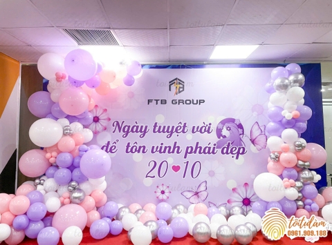 TRANG TRÍ TRỌN GÓI NGÀY QUỐC TẾ PHỤ NỮ 8/3 VÀ 20/10 - QTPN-024