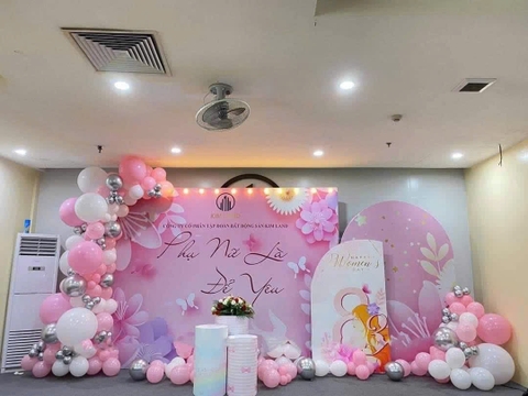 TRANG TRÍ TRỌN GÓI NGÀY QUỐC TẾ PHỤ NỮ 8/3 VÀ 20/10 - QTPN-06