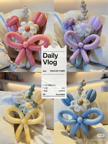 HOA BÓNG BAY NGHỆ THUẬT - Bó 4 Bông- QUÀ TẶNG dịp lễ