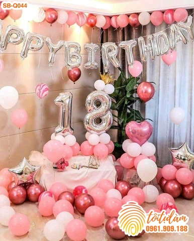 SET BÓNG TRANG TRÍ SINH NHẬT NGƯỜI LỚN SB-Q044