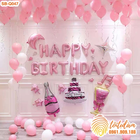 SET BÓNG TRANG TRÍ SINH NHẬT NGƯỜI LỚN SB-Q047