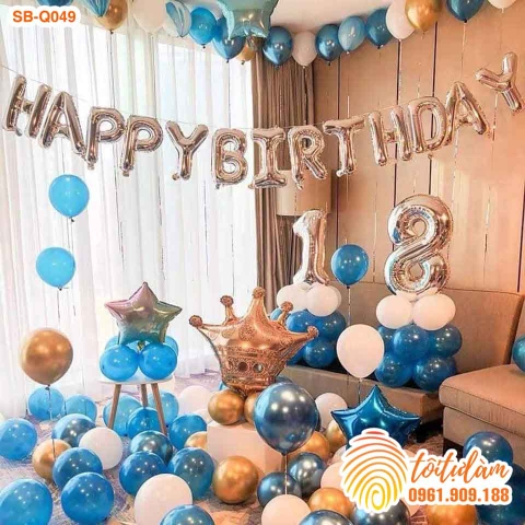 SET BÓNG TRANG TRÍ SINH NHẬT NGƯỜI LỚN SB-Q049