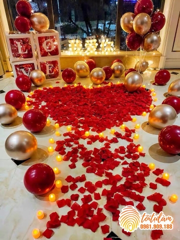 Set bóng trang trí Valentine SB-VT003