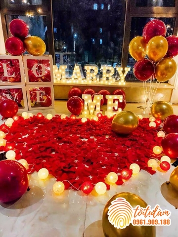 Set bóng trang trí Valentine SB-VT005