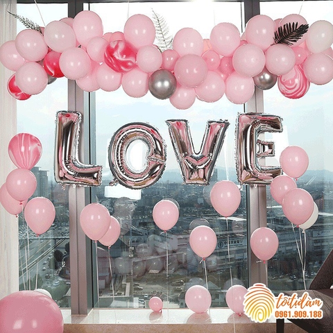 Set bóng trang trí Valentine SB-VT008