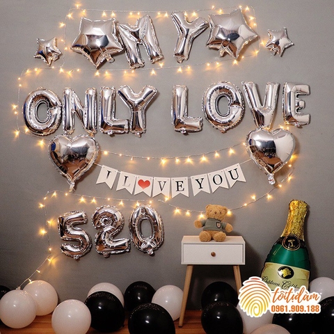 Set bóng trang trí Valentine SB-VT009