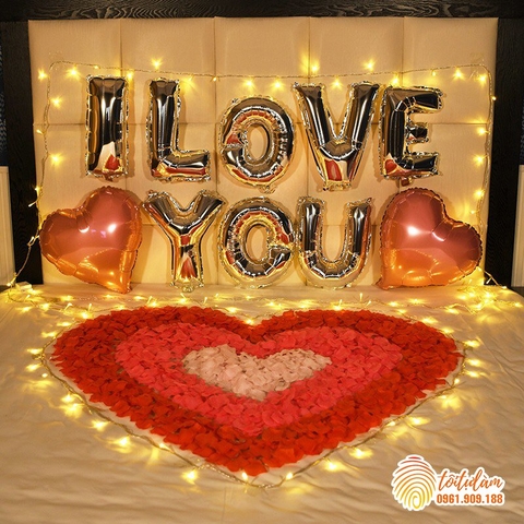 Set bóng trang trí Valentine SB-VT012