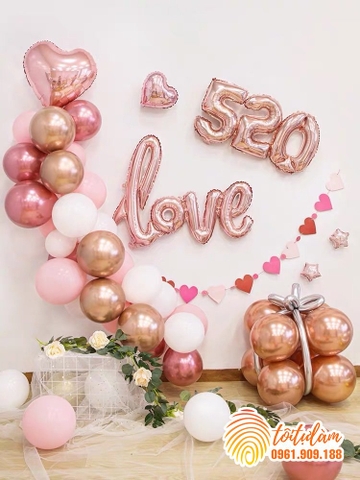 Set bóng trang trí Valentine SB-VT014