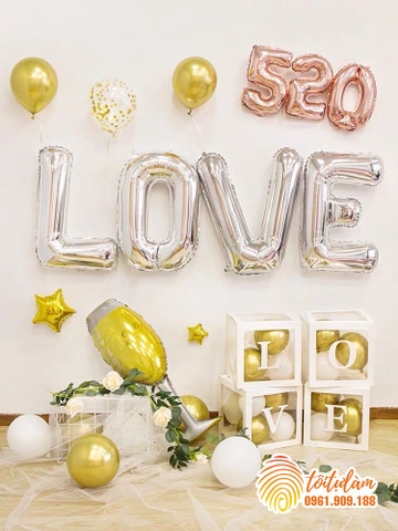 Set bóng trang trí Valentine SB-VT016