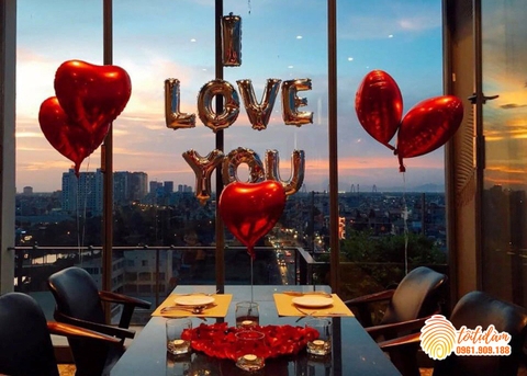 Set bóng trang trí Valentine SB-VT019