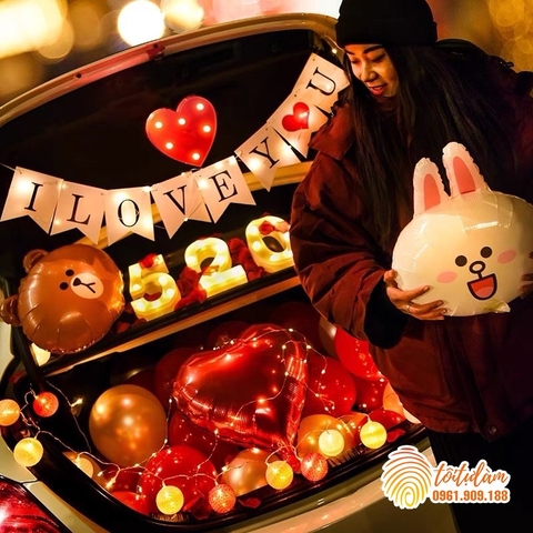 Set bóng trang trí Valentine SB-VT020