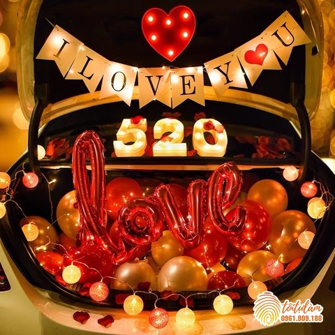 Set bóng trang trí Valentine SB-VT022