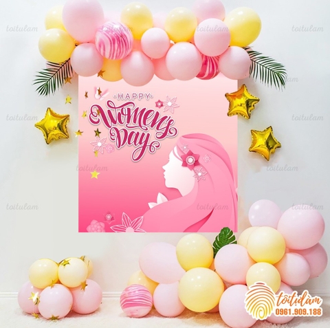 SET TRANG TRÍ 20/10 NGÀY PHỤ NỮ VIỆT NAM SD-DL015