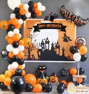 SET TRANG TRÍ LỄ HỘI HÓA TRANG - HALLOWEEN 31.10