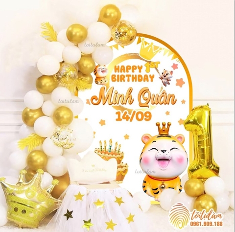 PHÔNG SINH NHẬT CHO BÉ TUỔI HỔ PO -T022