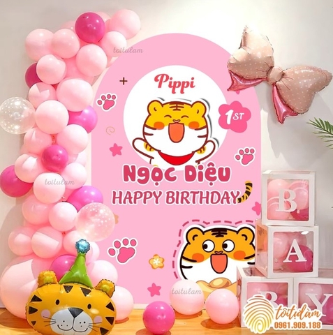 PHÔNG SINH NHẬT CHO BÉ TUỔI HỔ PO -T030