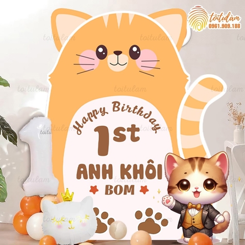 SET PHÔNG SINH NHẬT CHO BÉ TUỔI MÈO PO - M038